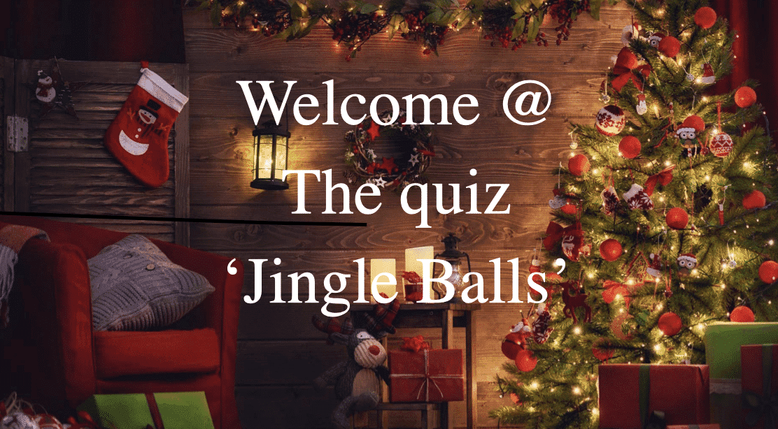 Online kerstquiz Jingle Balls header image