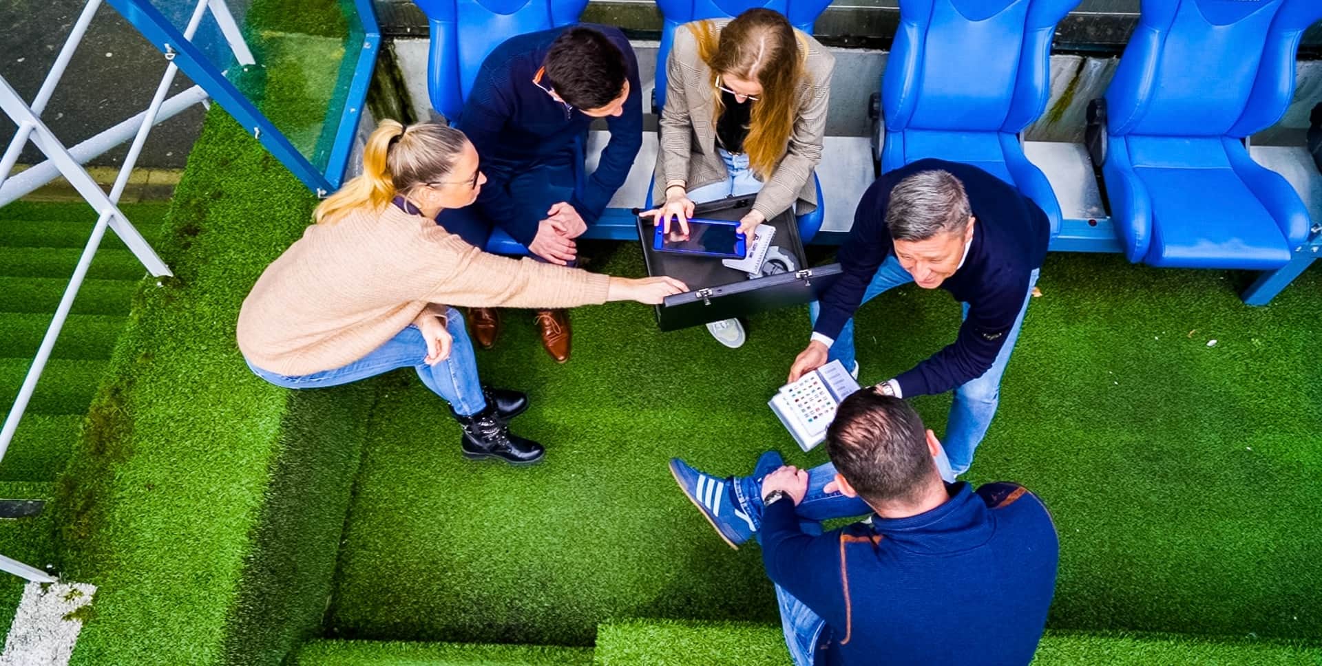 Teambuilding in het Lotto Park header image