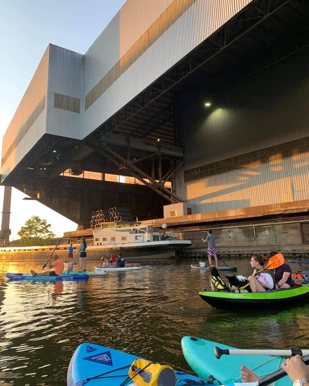 Urbex Tour op stand-up paddle in Charleroi header image