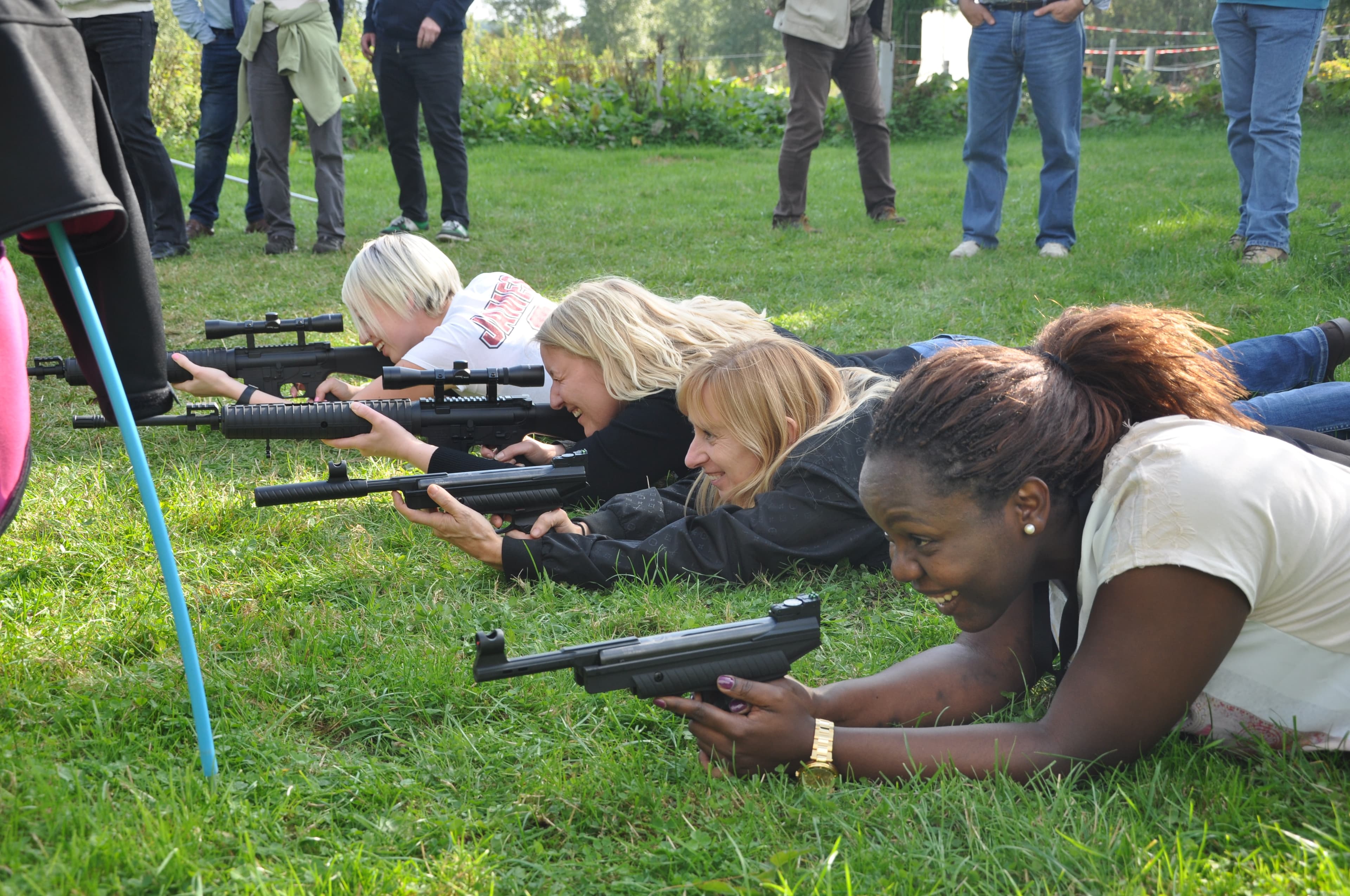 Air gun and carbin shooting