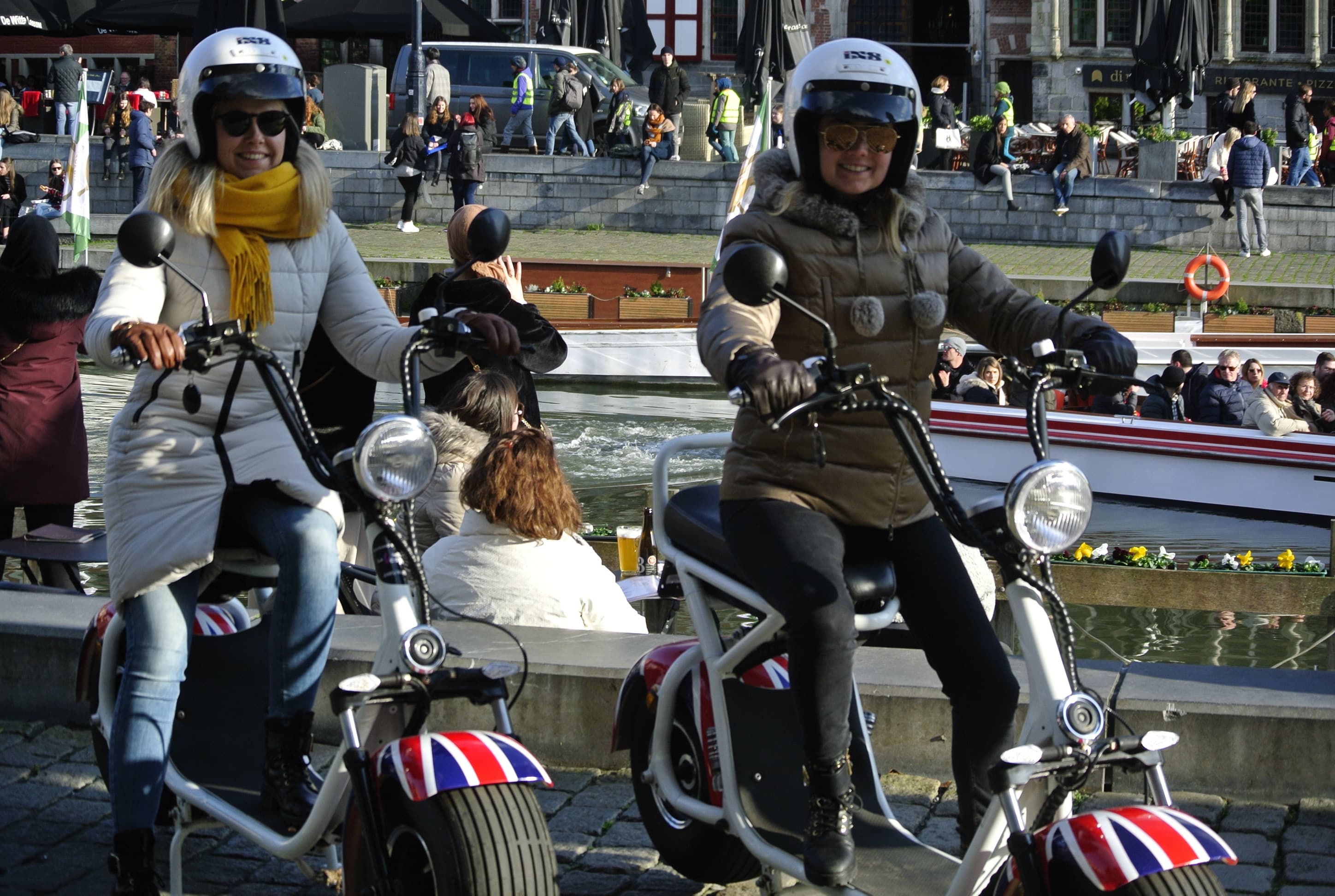 Elektrische scootertocht