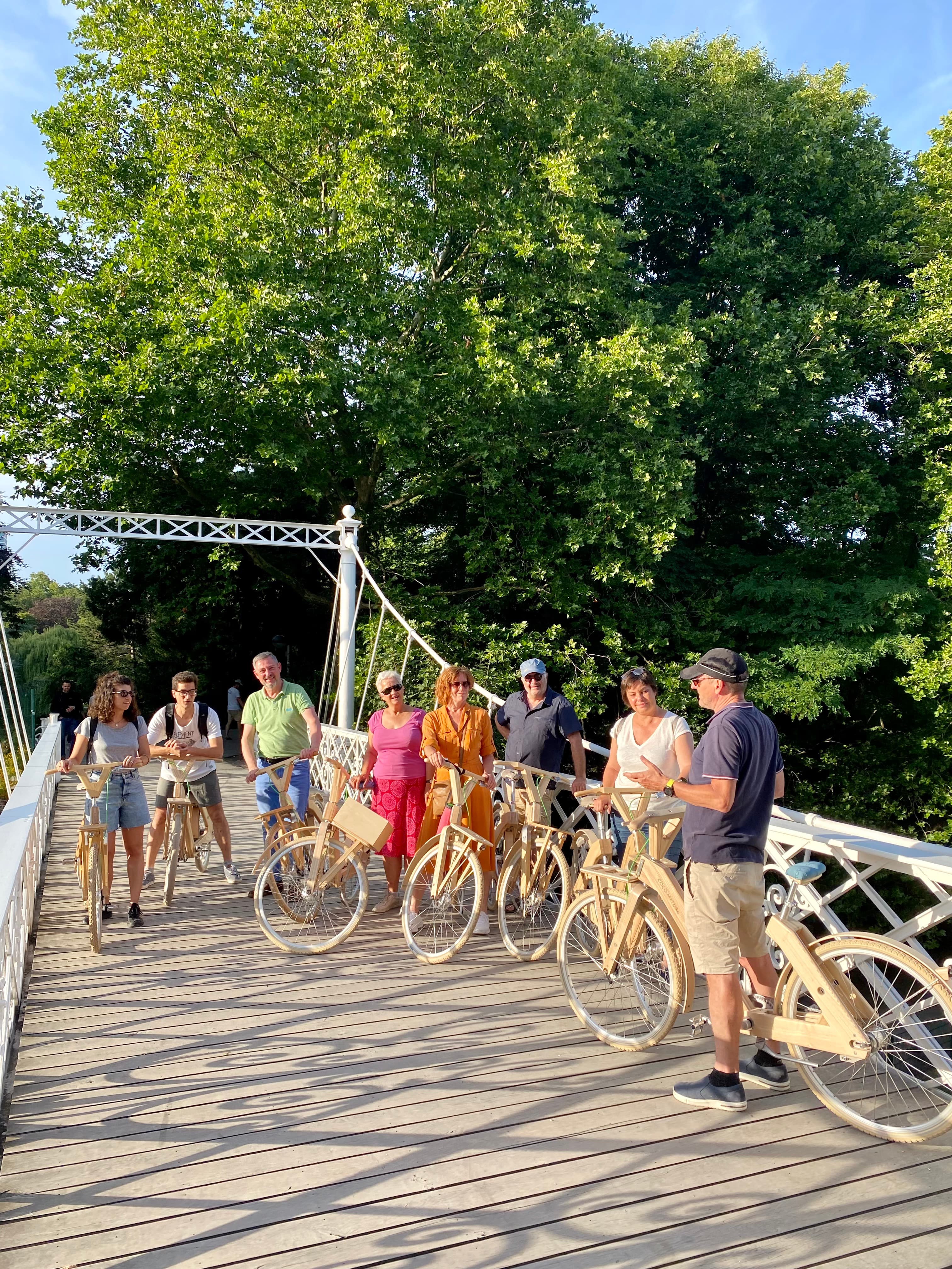 Eco-tour op houten fietsen in Antwerpen header image