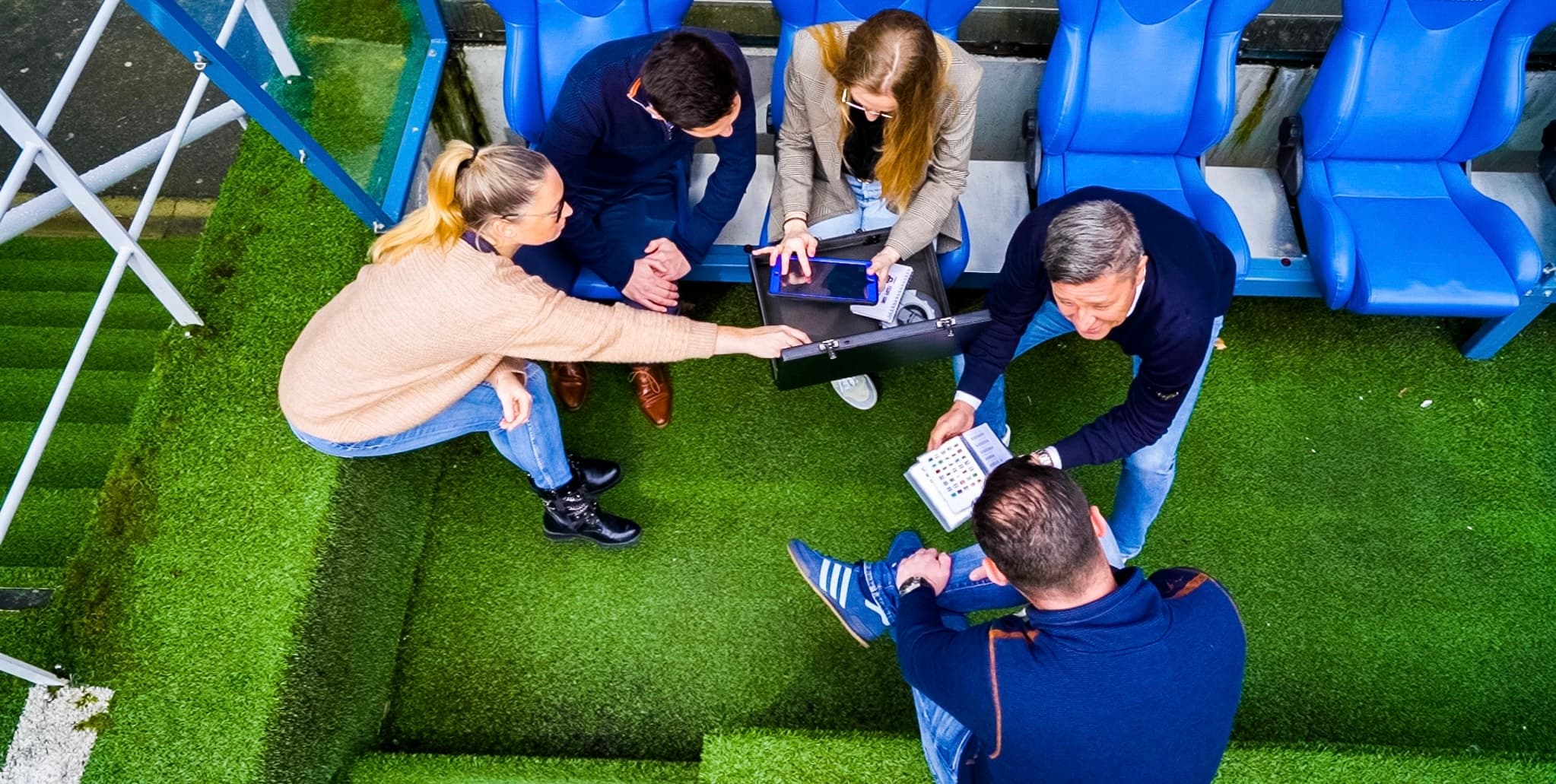 Teambuilding in de Cegeka Arena