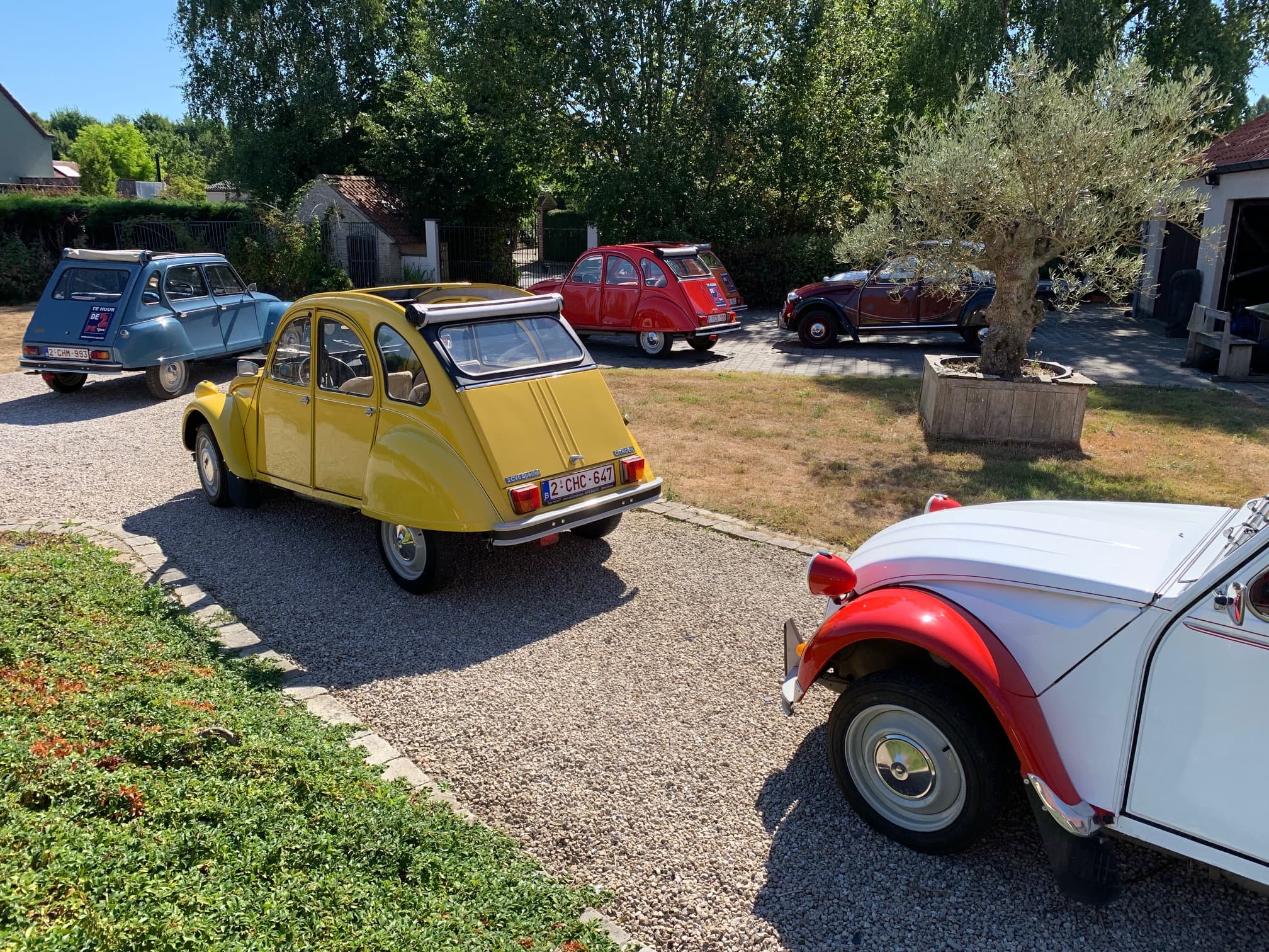 Bezoek een wijndomein met een 2cv