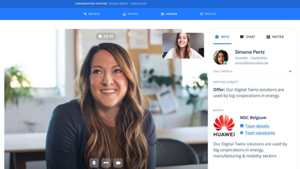 Online Employee Speed Date