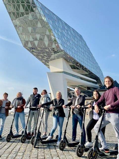 E-step tour rond het Eilandje in Antwerpen - Header