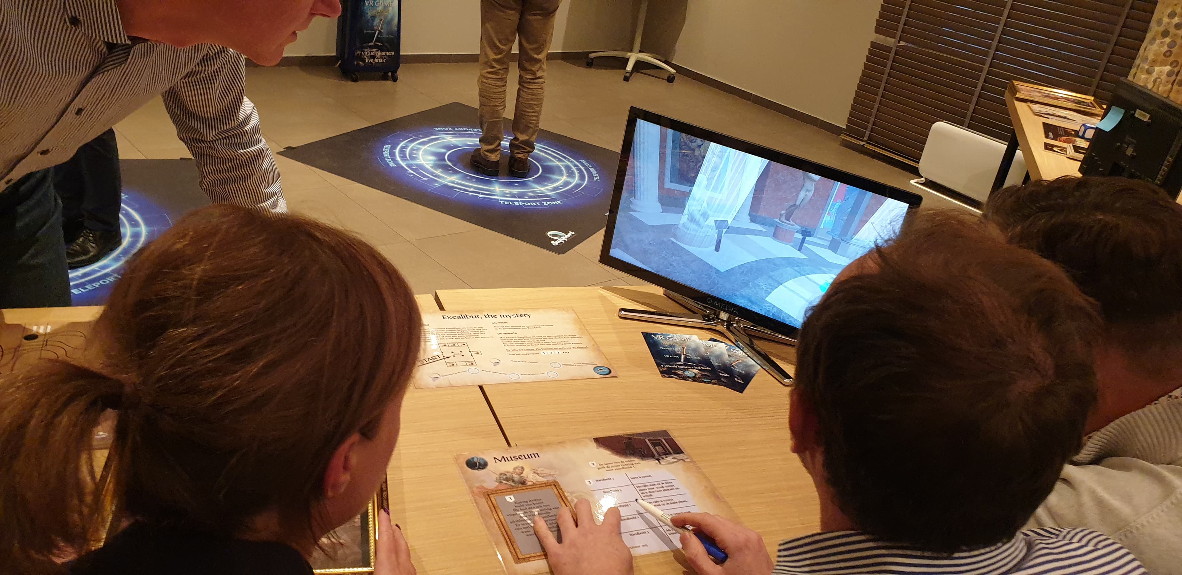 Jeu d’équipe VR – Excalibur: Le Mystère