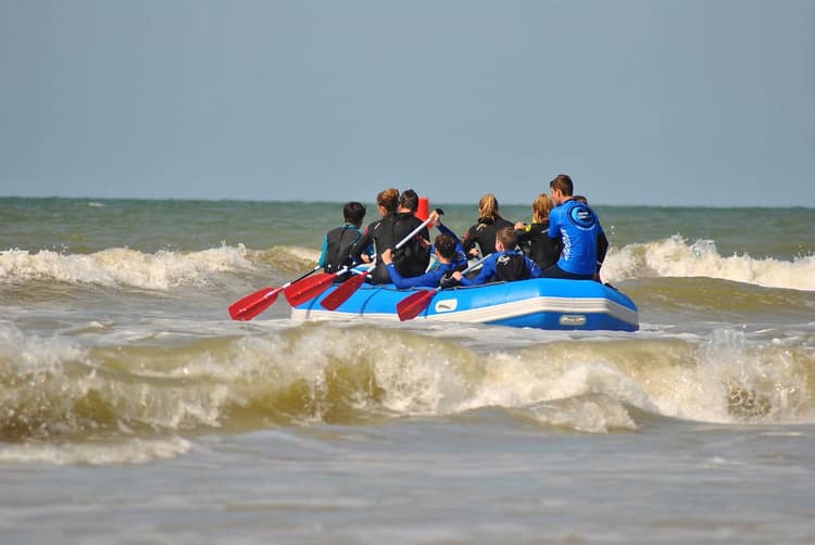 Rafting en mer - Header