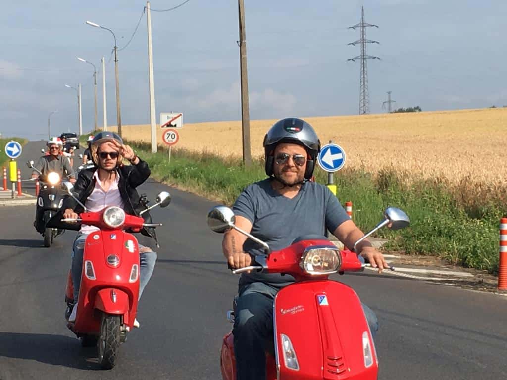 Balade en vespa sur le lieu de votre choix