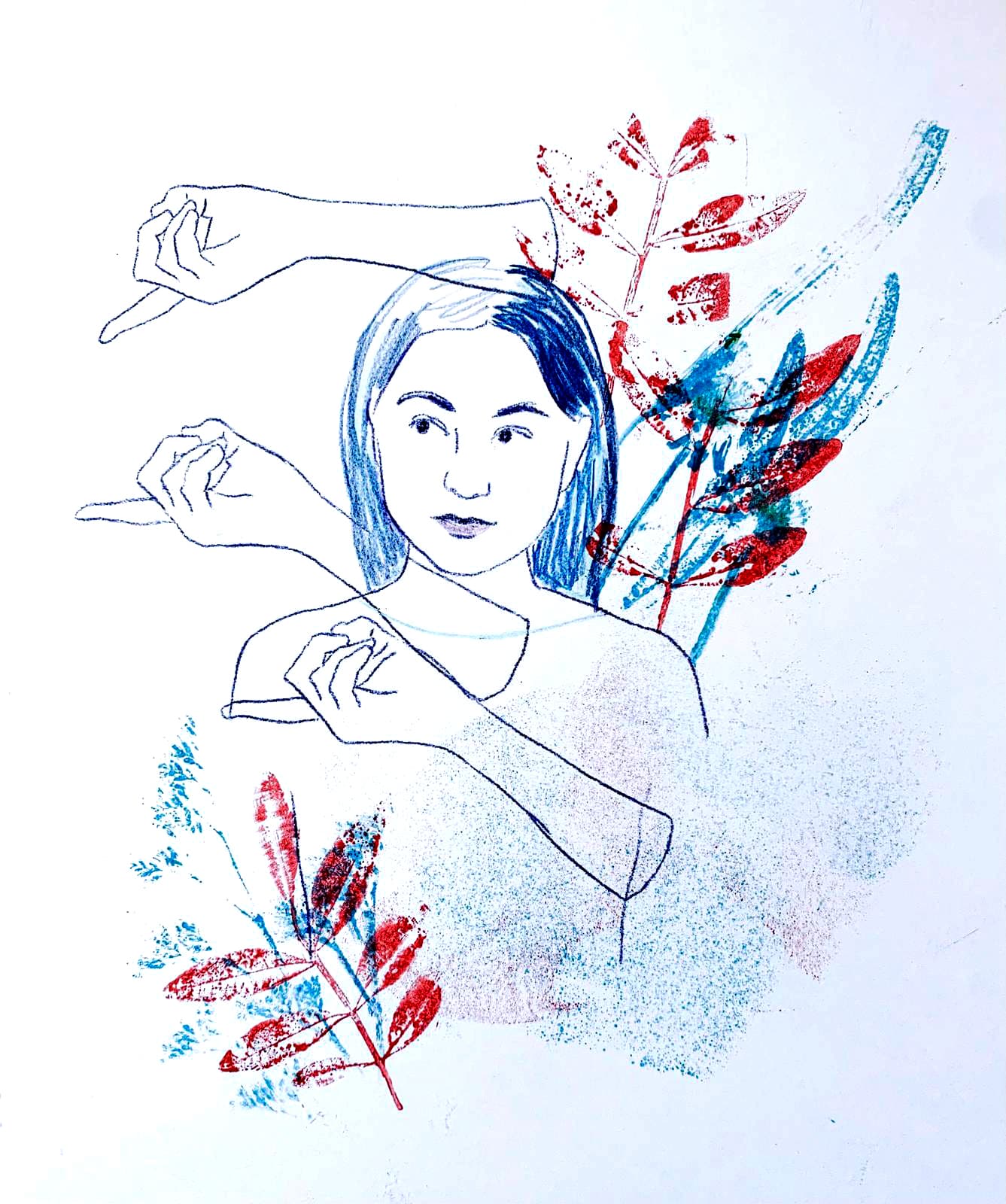 Créer sa propre illustration en techniques mixtes