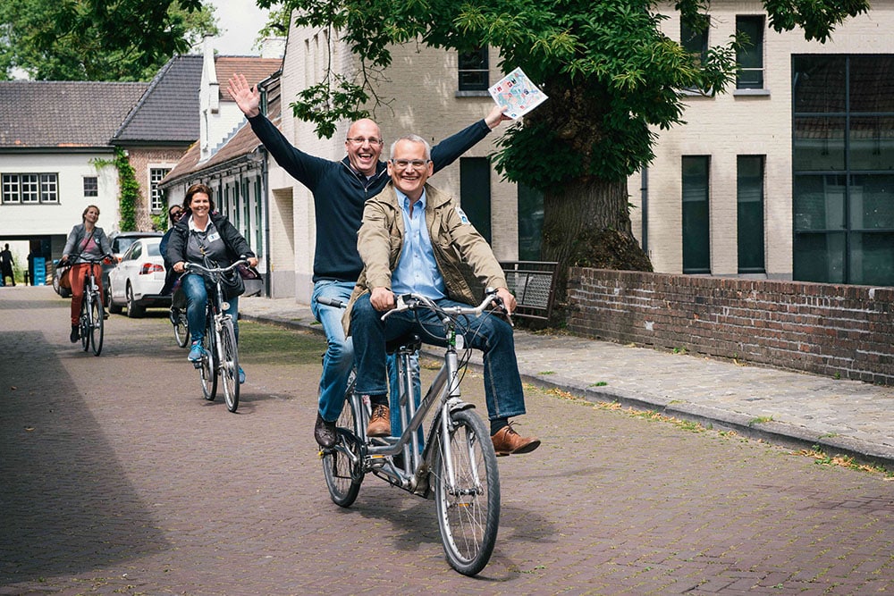 tandem fiets teambuilding