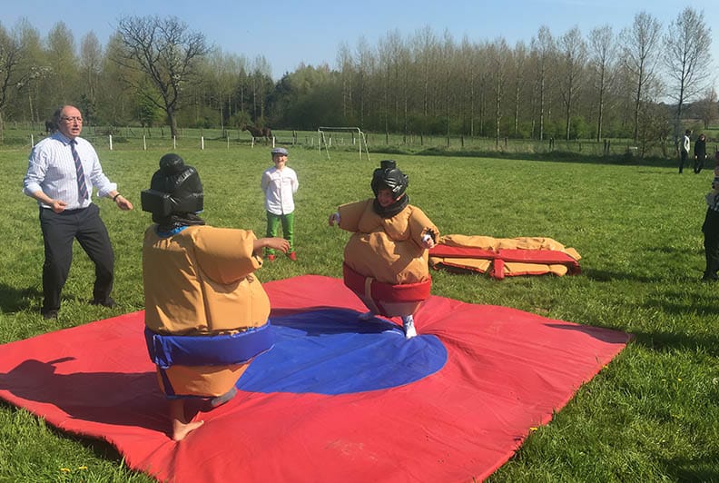 Sumoworstelen teambuilding Funkey