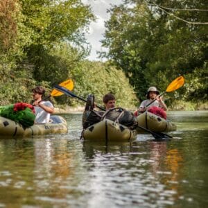 Packrafting teambuilding in België