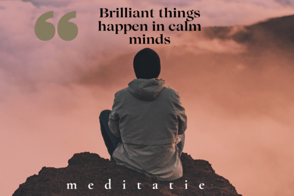 Brilliant things happen in calm minds (2)