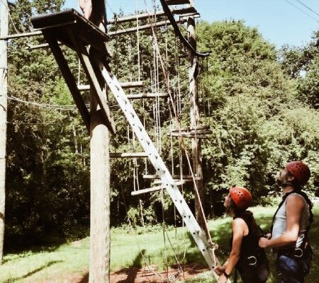 Teambuilding - Touwenparcours in Hoboken